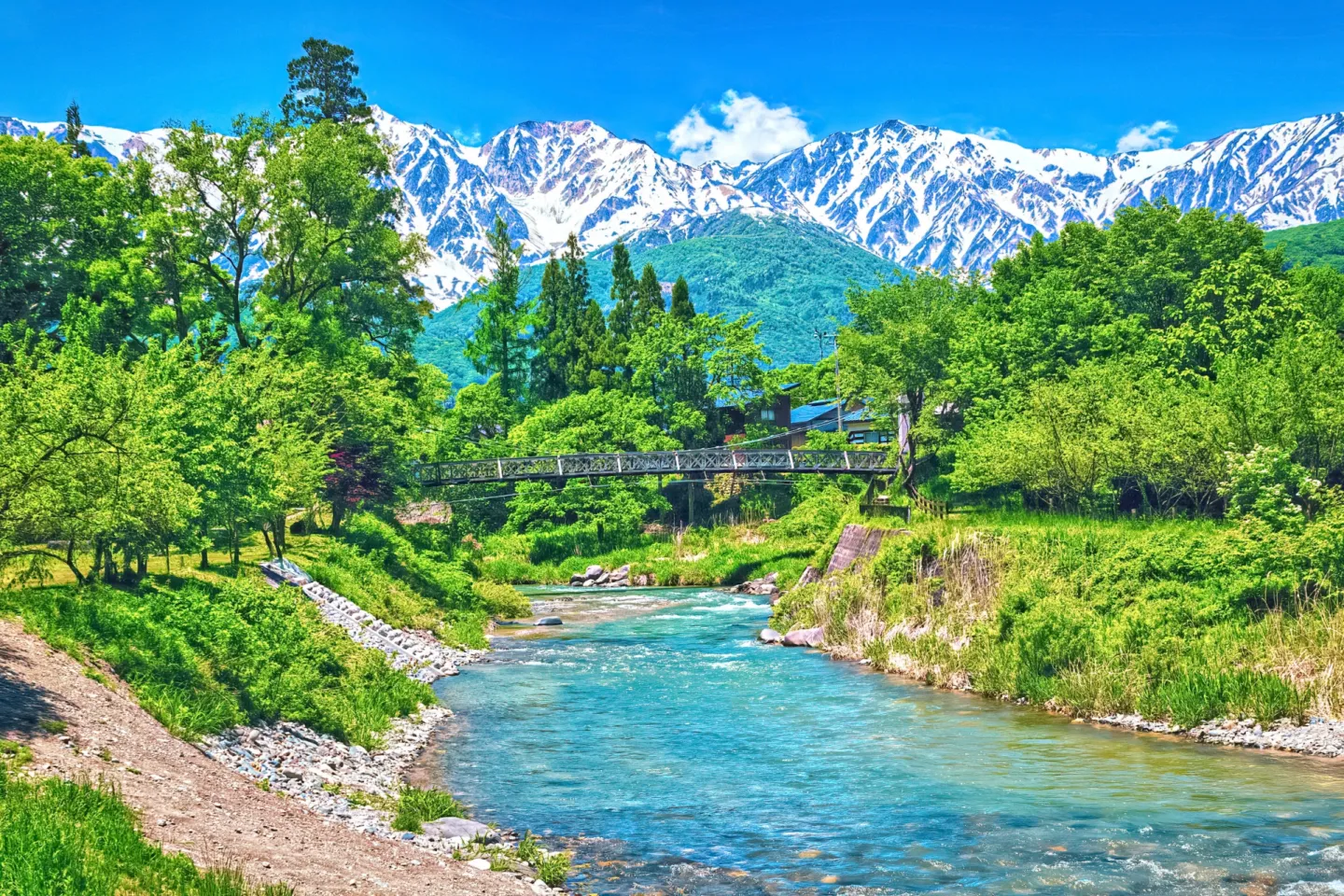 大出の吊橋