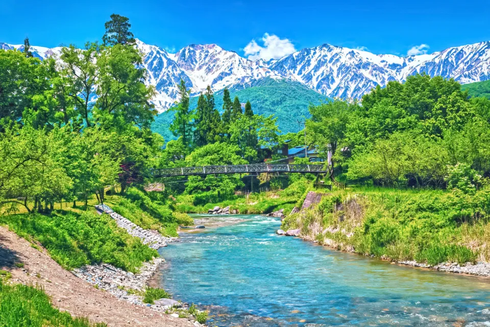 大出の吊橋