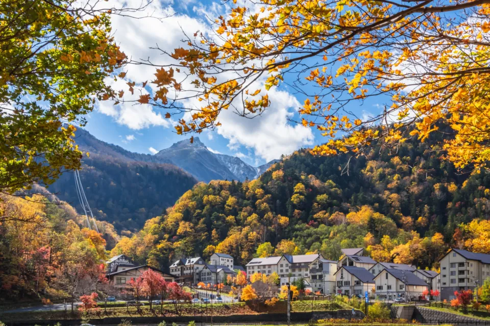 層雲峡温泉