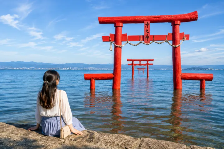 大魚神社 海中鳥居