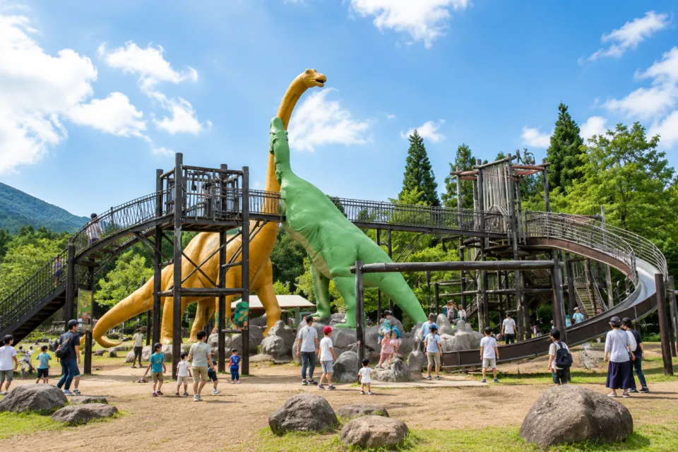 かつやま恐竜の森 （長尾山総合公園）