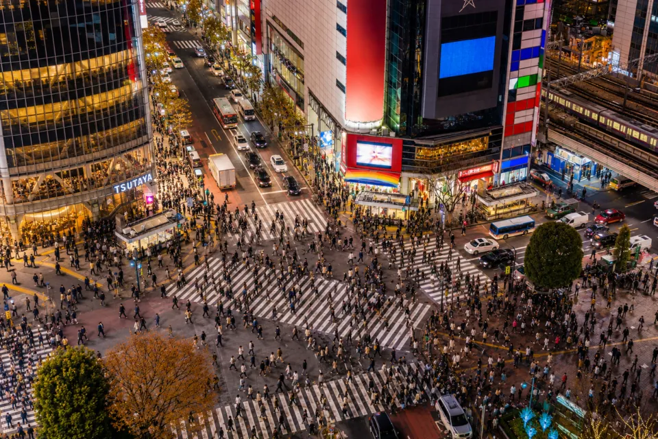 渋谷スクランブル交差点