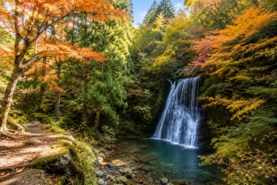 四方木不動滝
