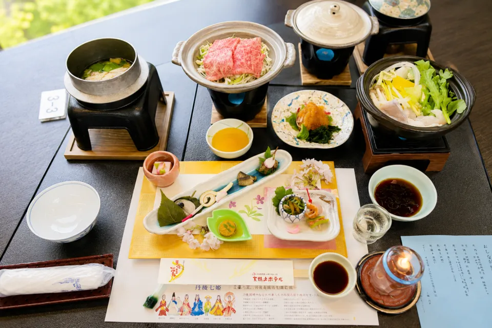 天橋立ホテルの会席料理