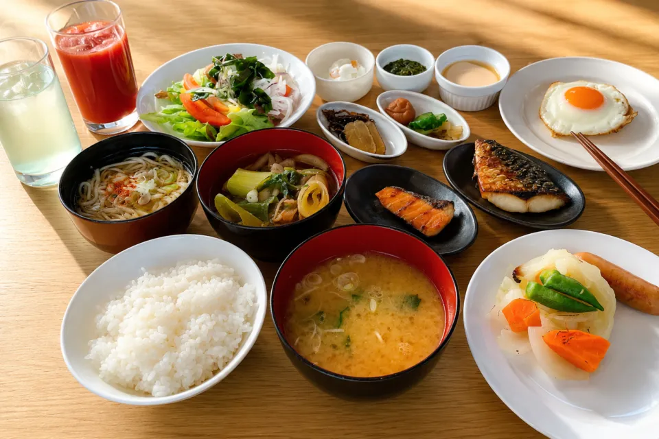 ANAクラウンプラザホテル秋田の和食を中心とした朝食
