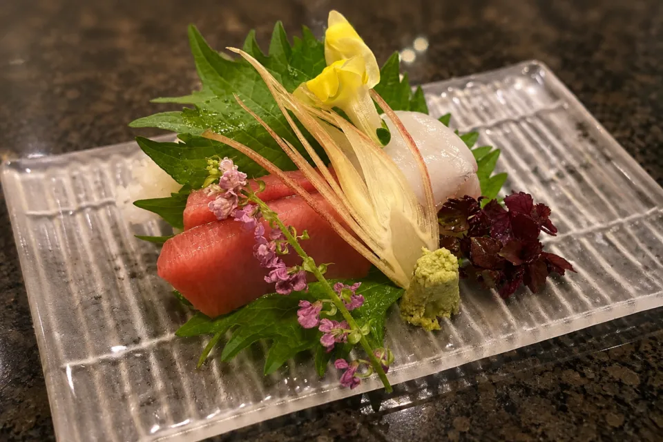 嵐山温泉彩四季の宿 花筏の刺身盛り