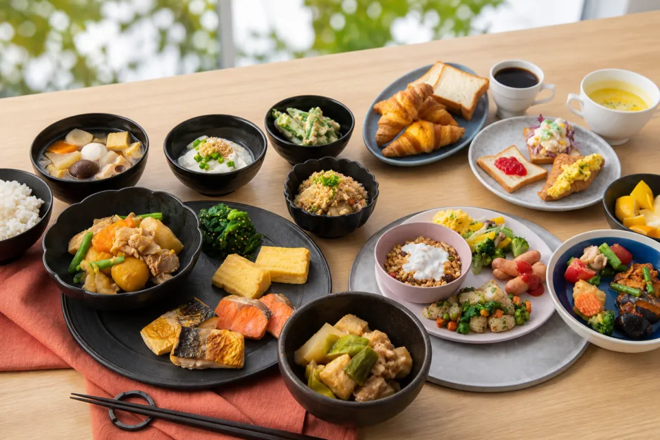 カンデオホテルズ宇都宮の朝食ビュッフェ