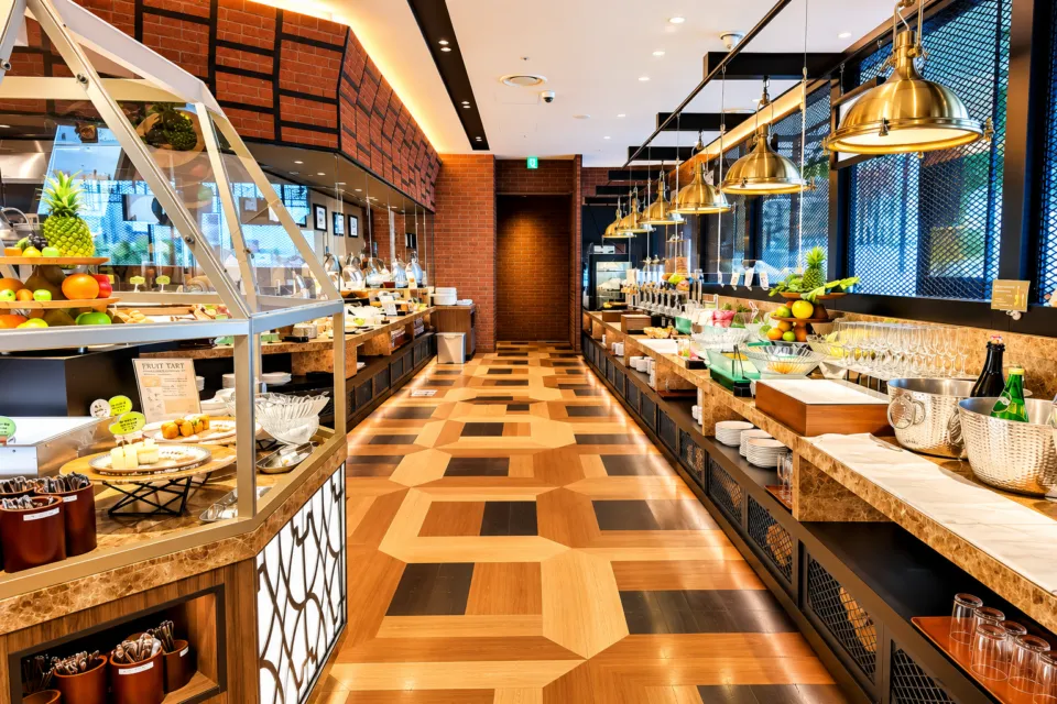 センチュリーマリーナ函館の朝食ブッフェ会場
