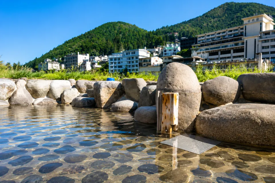 下呂温泉 噴泉池