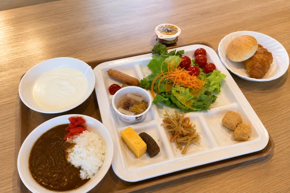 グランド イン 東岡崎の朝食プレート