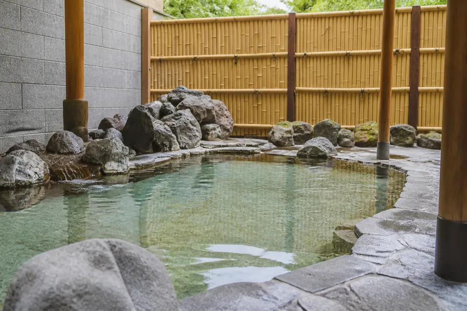 箱根パークス吉野の大浴場 桂の露天風呂