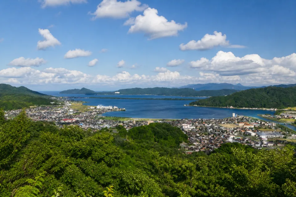 橋立ベイホテルの天橋立眺望