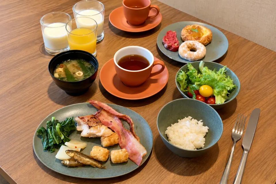 ホテルインディゴ軽井沢の和洋朝食