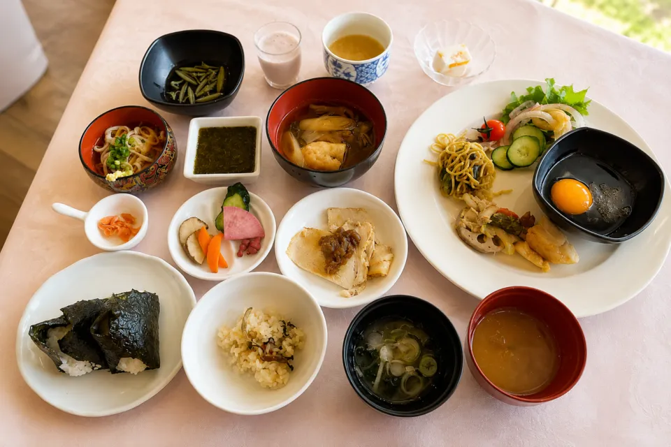 ホテルメトロポリタン秋田の和洋朝食料理