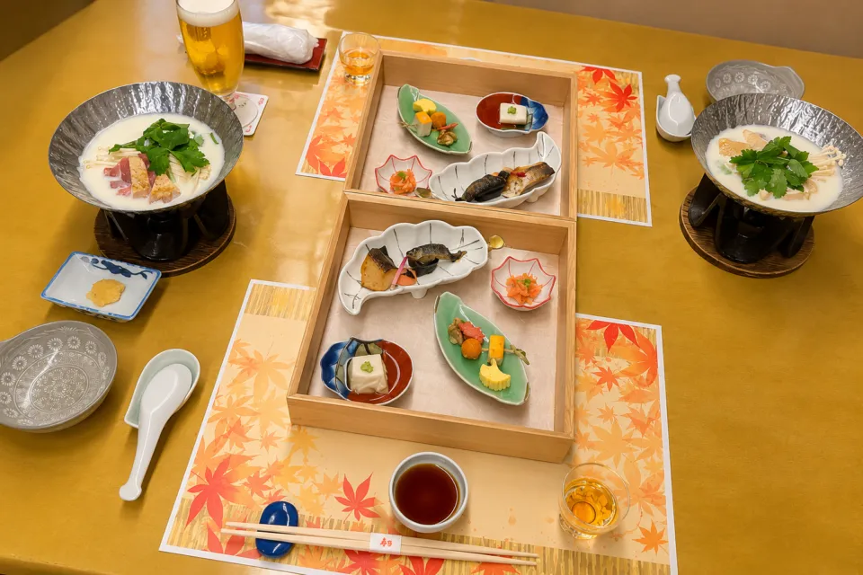 春日ホテルの会席料理