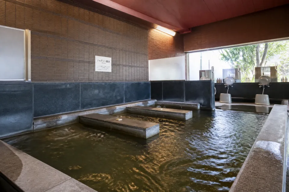 鬼怒川グランドホテル 夢の季の鬼怒の砦ジャグジー寝湯