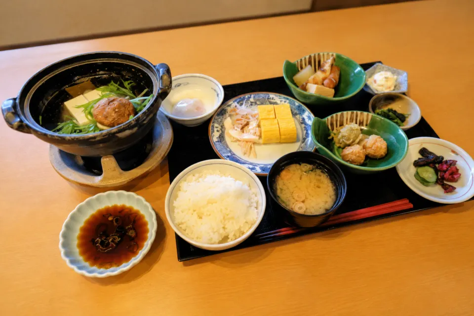 京都・嵐山 ご清遊の宿 らんざんの和朝食