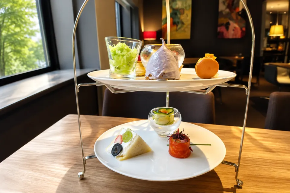 旧軽井沢KIKYOキュリオ・コレクションbyヒルトンのアフタヌーンティー