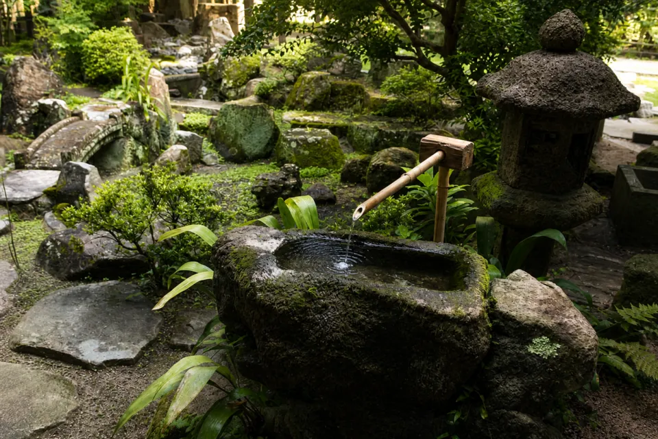 宮島 レ・クロの日本庭園