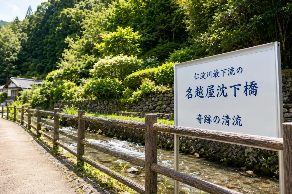 名越屋沈下橋