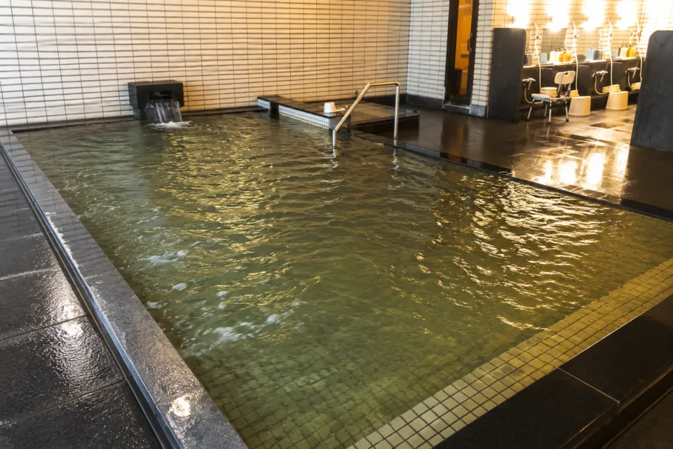 日光千姫物語の内湯と洗い場
