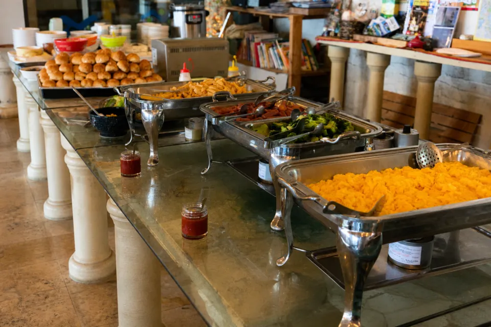 オン・ザ・ビーチ ルーの朝食バイキング一例