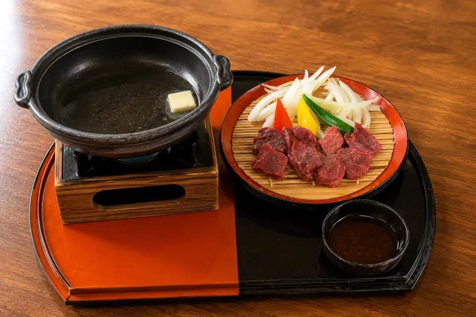 ルートイン グランティア太宰府の肉と野菜の卓上料理