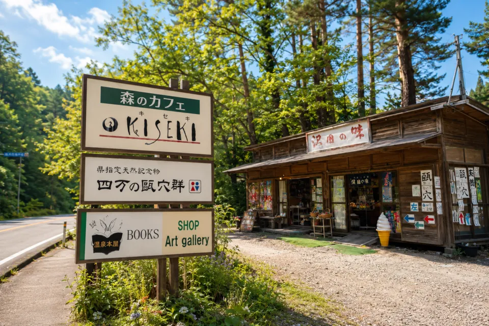 四万の甌穴群