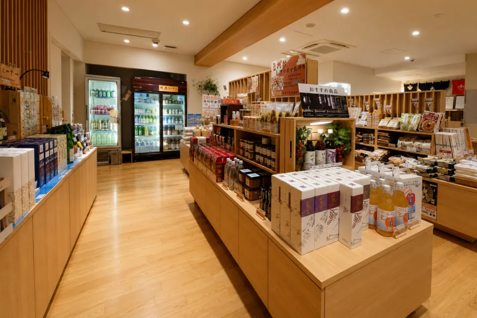 新玉川温泉の売店