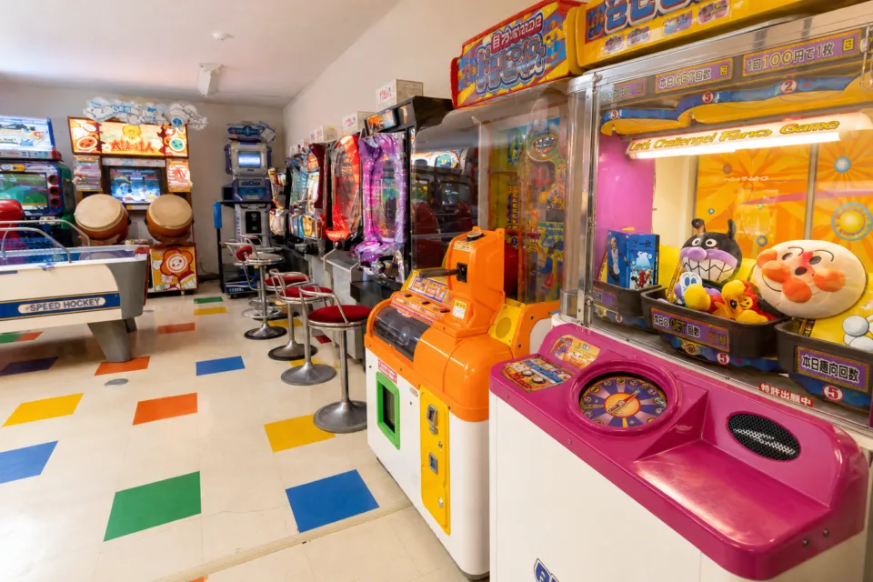 知床第一ホテルの館内ゲームプラザ