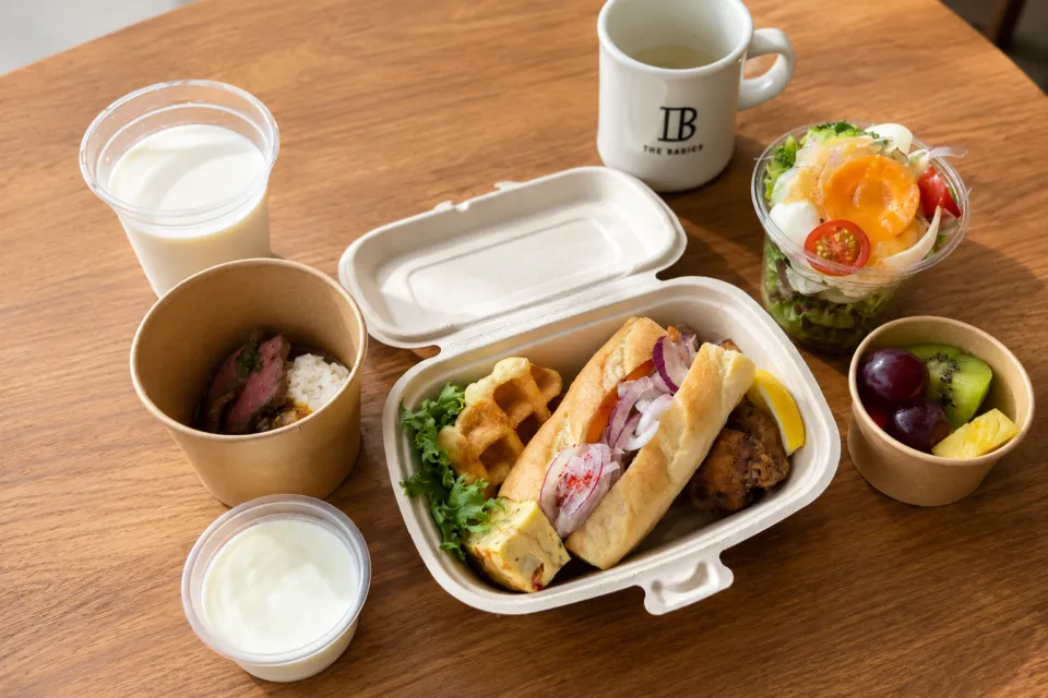 THE BASICS FUKUOKAの朝食料理