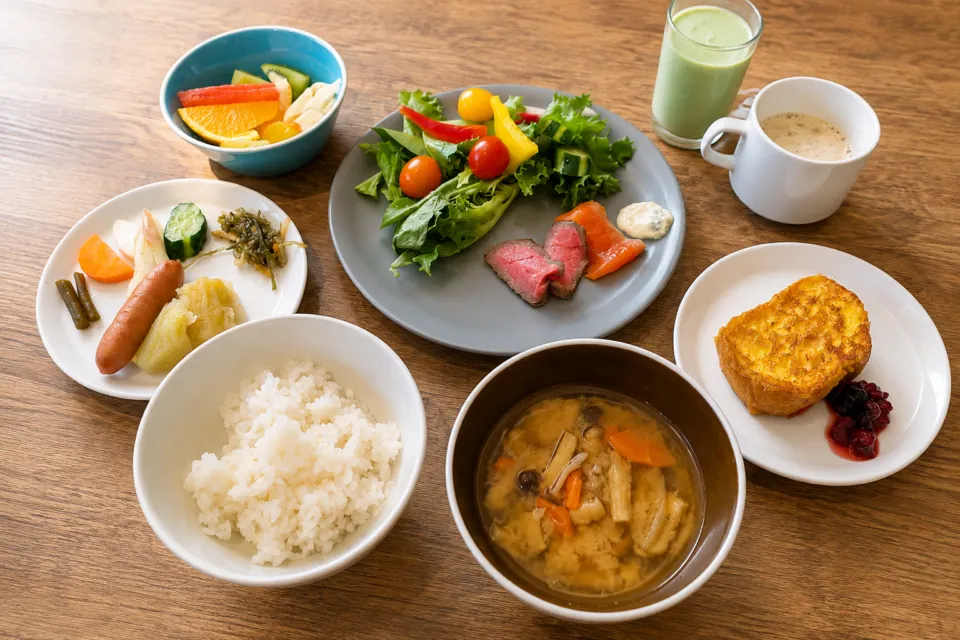 THE KEY HIGHLAND NASUの朝食料理