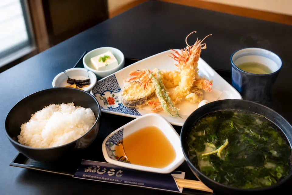 味処 あらしの天ぷら定食