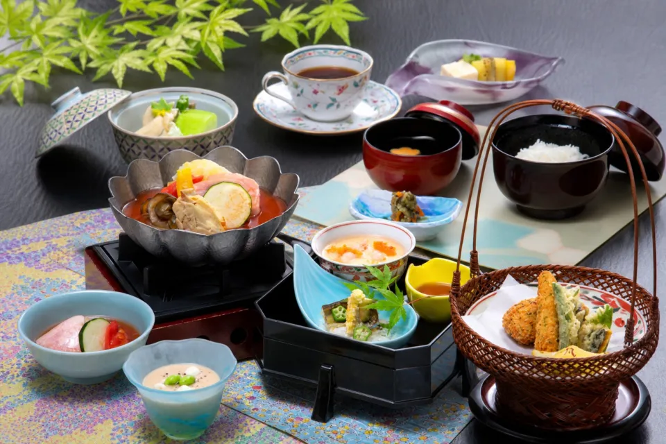 味皆美 ふじな亭の季節限定・夏こばな御膳