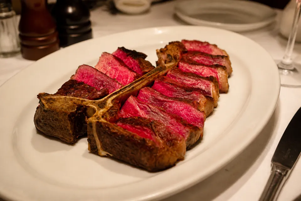 AKARENGA STEAK HOUSEのTボーンステーキ