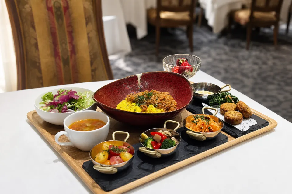 AKARENGA STEAK HOUSEのベジタリアンコース