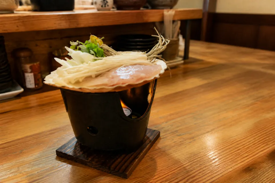 郷土料理と日本酒 町家の季節の貝焼き