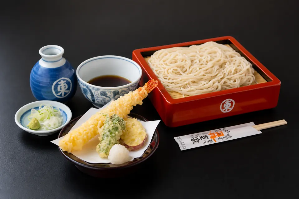 東家 本店の手打ち天もりそば