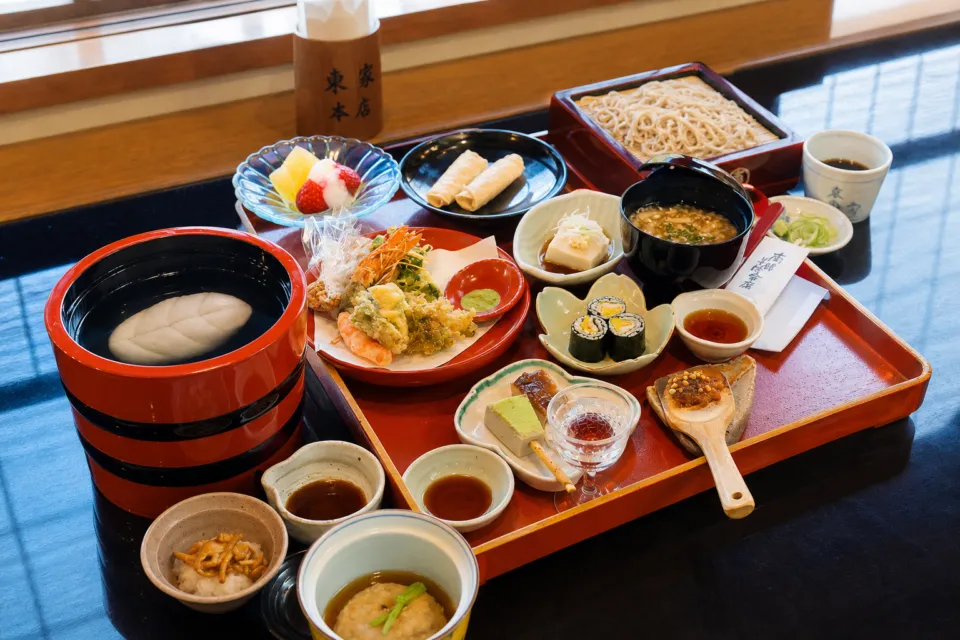 東家 本店の南部そば会席