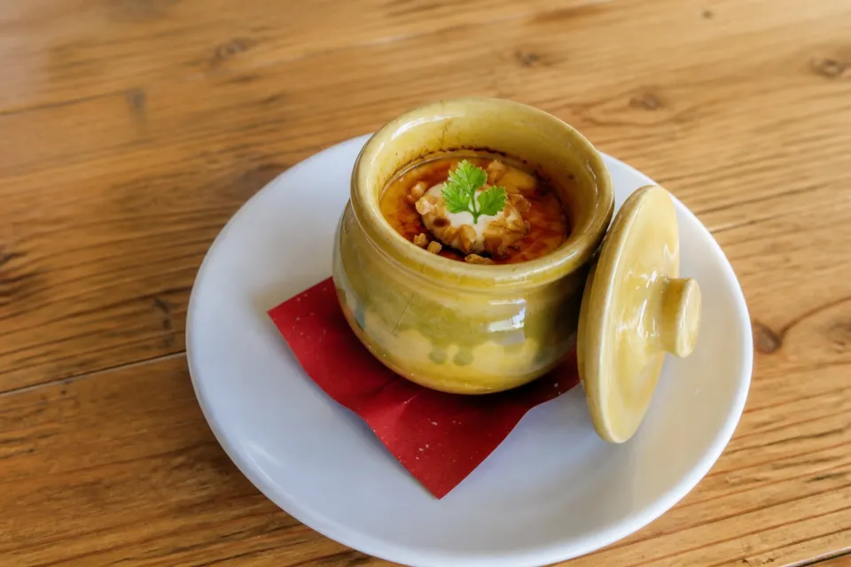 CAFÉ DRÔMEのプリンそこがみそ
