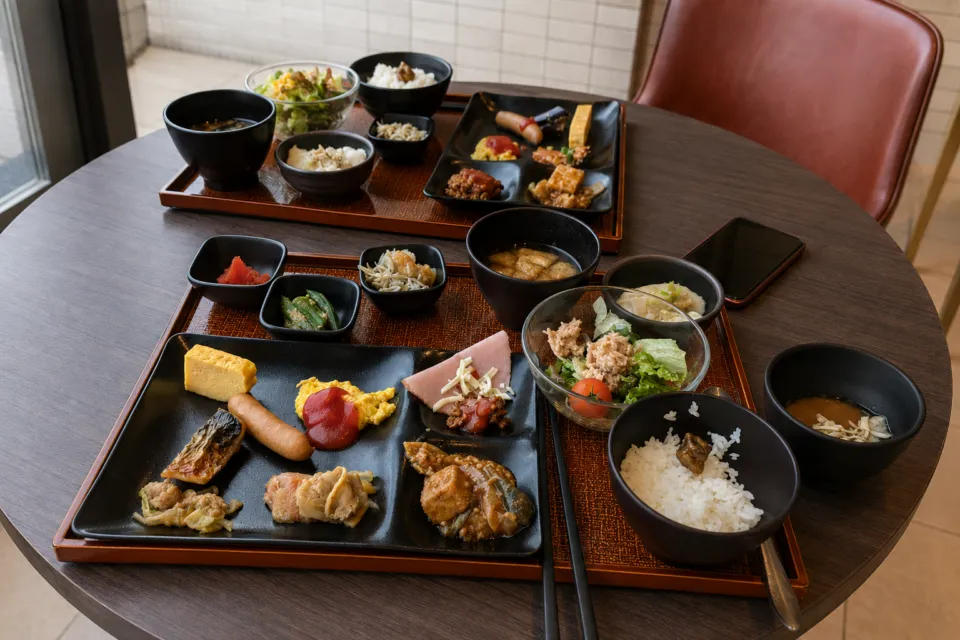 カンデオホテルズ奈良橿原の朝食の和洋料理