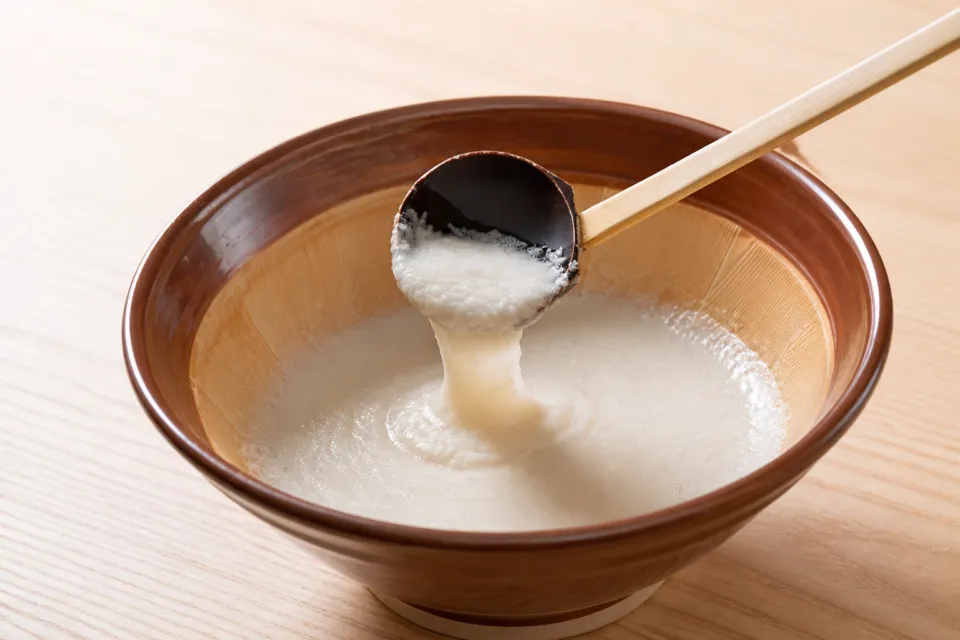 レストラン「シャモニー」の朝食のとろろ