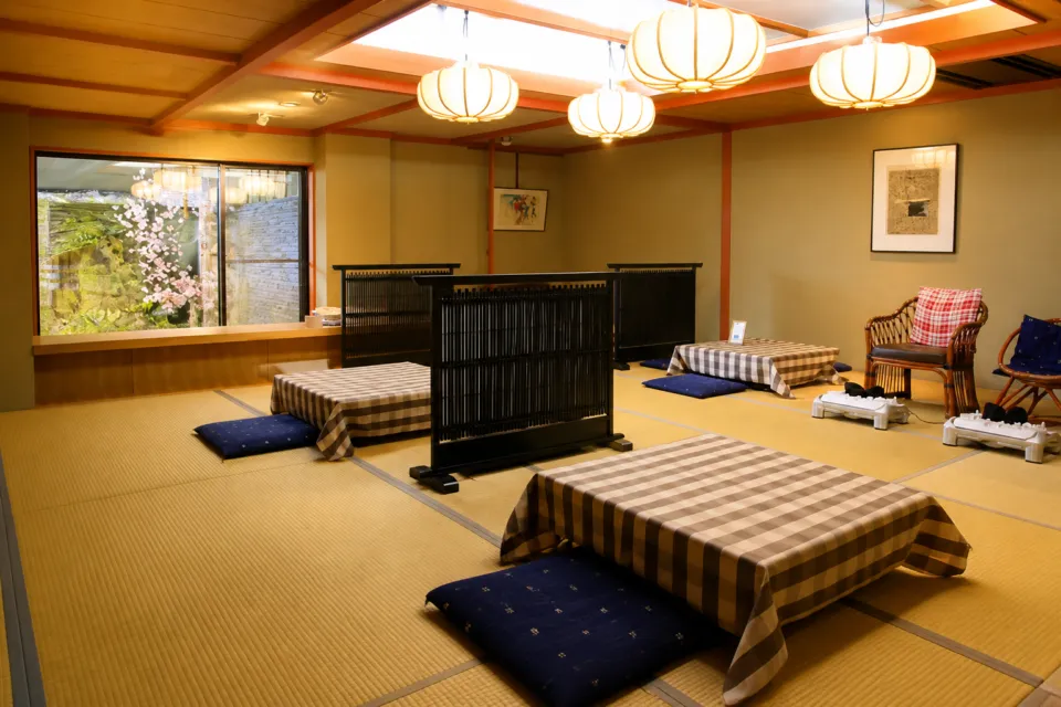 長瀞温泉 花のおもてなし 長生館の湯上がり休憩処