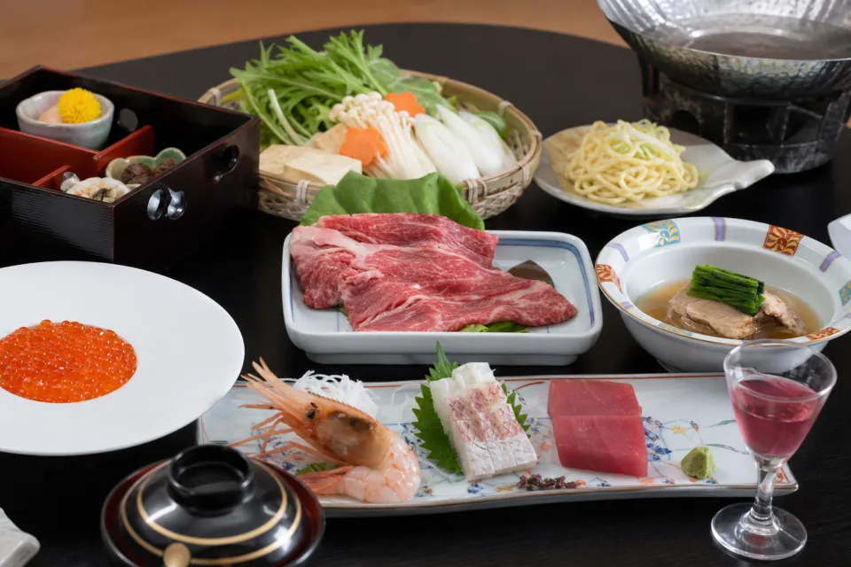 伝承千年の宿　佐勘の会席料理