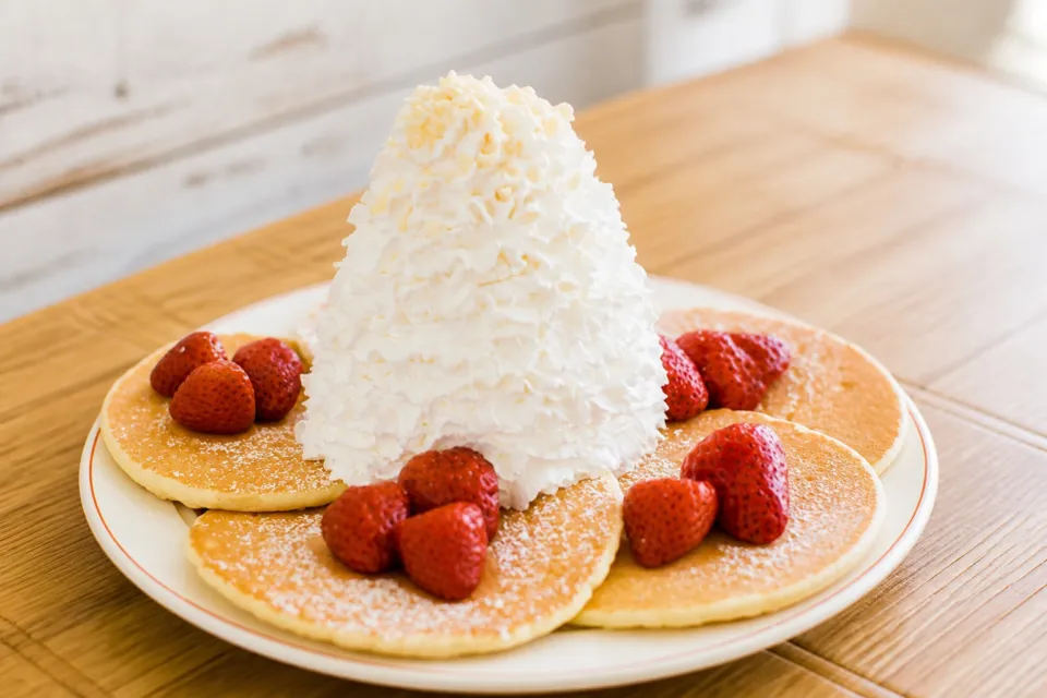 Eggs ’n Things お台場店のストロベリーパンケーキ
