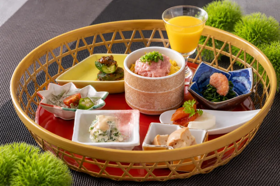 EN RESORT Grandeco Hotelの彩り豊かな和食