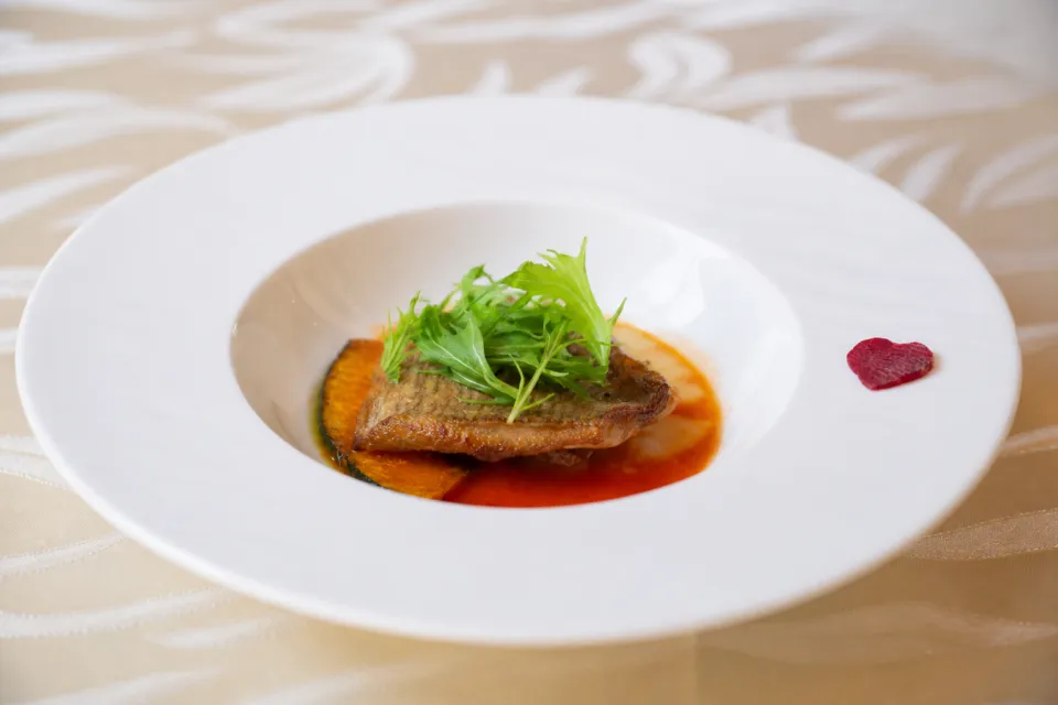 フレンチ奥村邸の魚料理