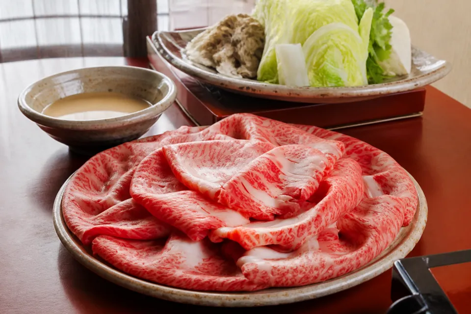 元祖伊賀肉 金谷 伊賀上野・本店のしゃぶしゃぶ用伊賀牛