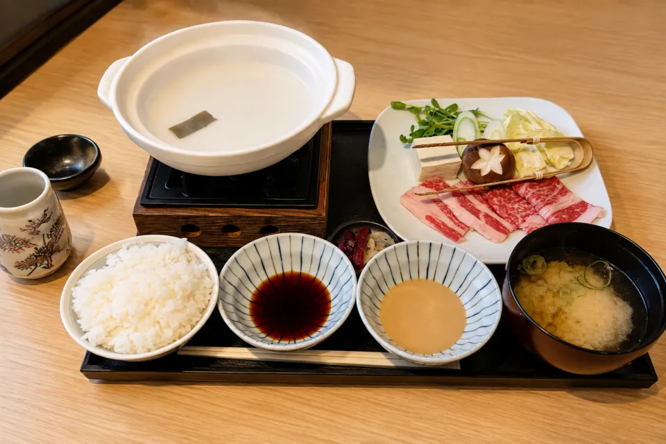 グランドニッコー東京ベイ 舞浜の牛肉と野菜の鍋料理