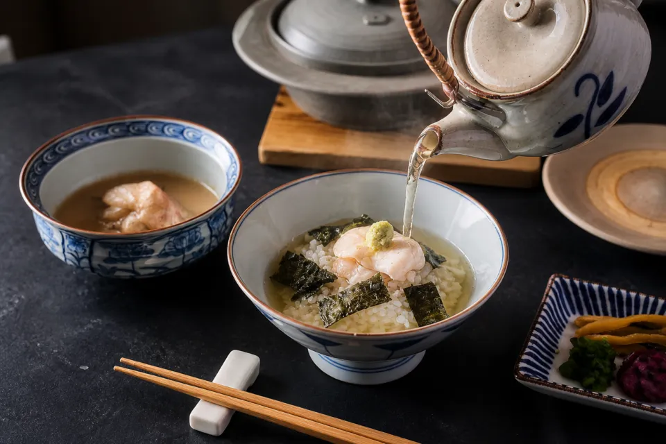 ヒルトン成田の日本料理 松風のだし茶漬け